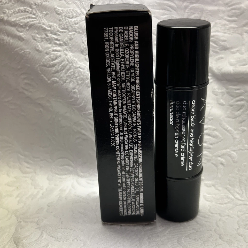 AVON CREAM BLUSH AND HIGHLIGHTER DUO F2403 - NEW NIB NOS 2 sided makeup - Image 2 of 4