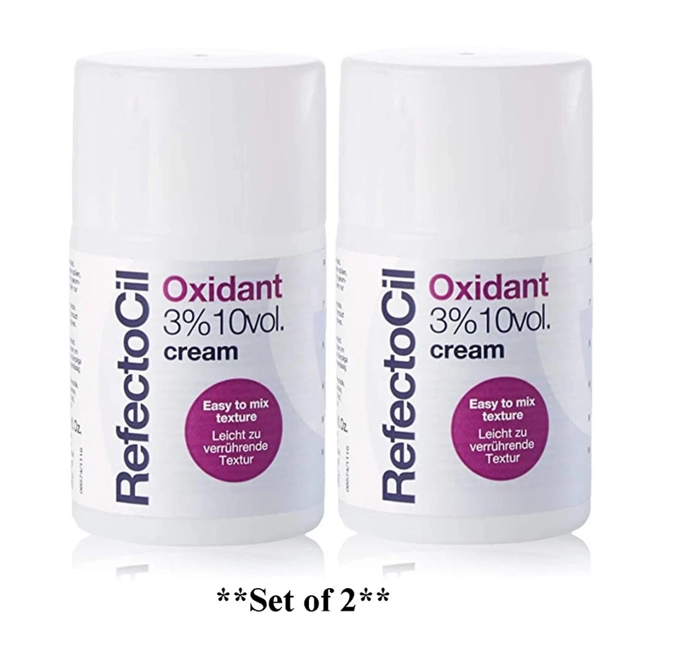 PACK 2 - CREMA - RefectoCil Oxidante 3% Desarrollador 10 Volumen 3.3oz / 100ml Foto 2 de 3