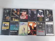 Lot of 12 Mixed Music Cassette Tapes