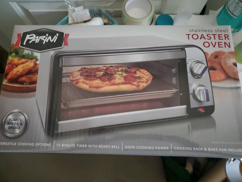 Parini Stainless Steel Toaster Oven