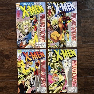X-Men Phalanx Covenant: Generation Next Parts 1 4 (1994, Marvel) Hologram Covers