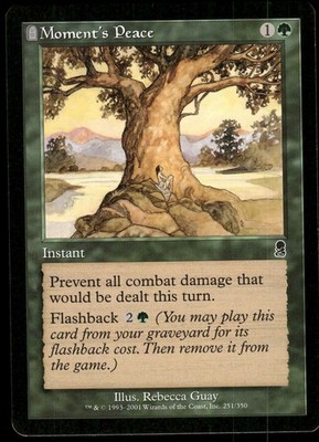 1x Moment's Peace - Odyssey - NM - MTG
