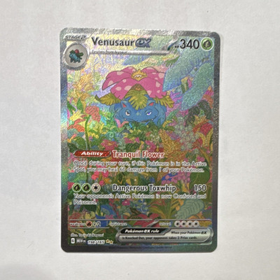 Pokemon Company Venusaur ex 198/165 SV 151 SIR Holo EN