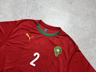 激安！【PUMA】モロッコ代表ユニフォーム#2HAKIMI Puma Morocco Team Hakimi #2 Vintage Soccer Jersey | eBay