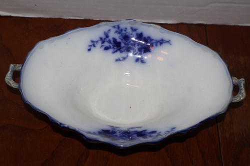 HENRY ALCOCK FOOTED TOURAIN FLOW BLUE TURANE Floral Bouquet 11" - Picture 4 of 6