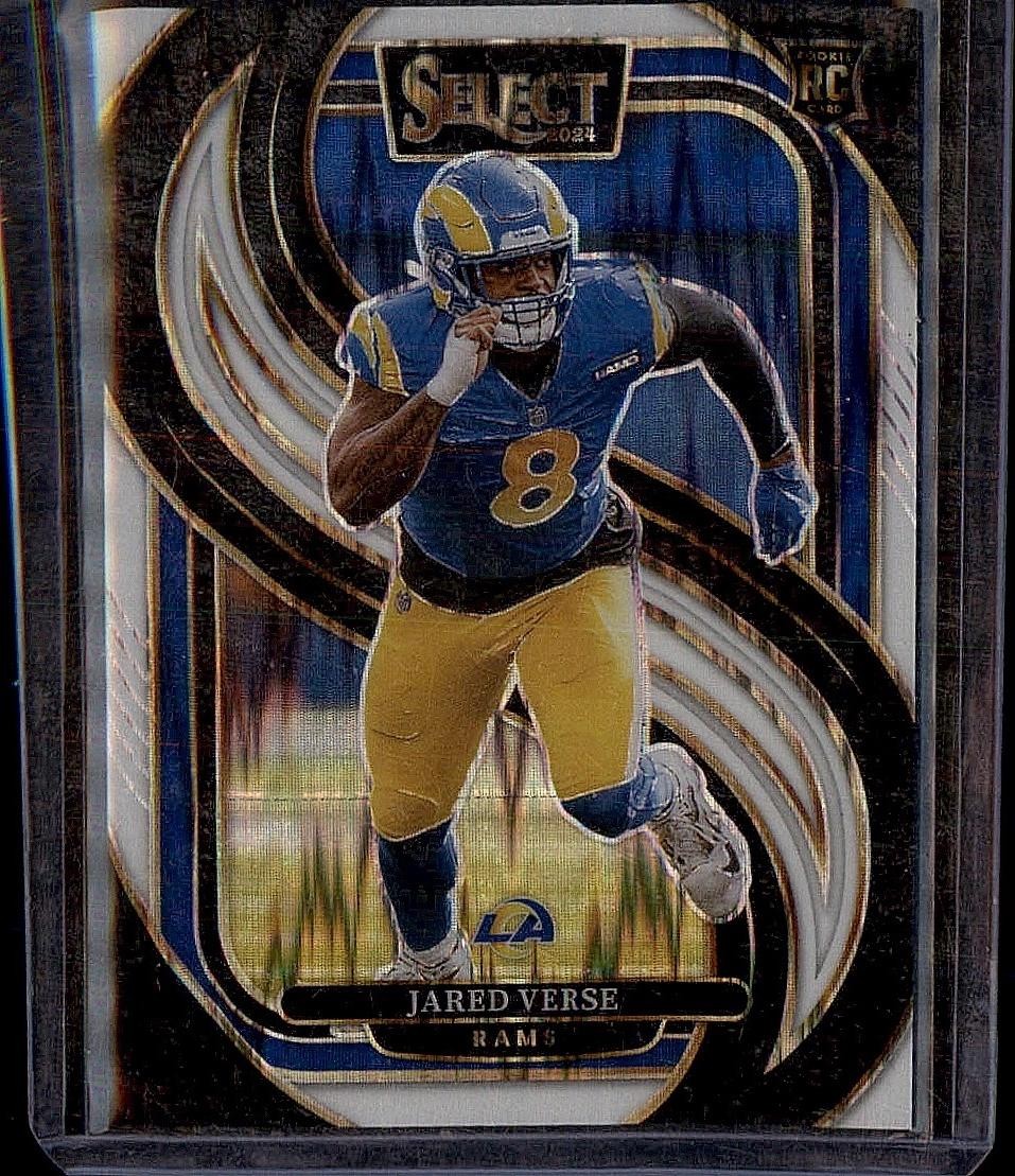 2024 Panini Select #132 Jared Verse White Prizm Shock #/199