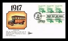 Dr Jim Stamps School Bus 1920S Transportation Series Coil Gill Craft Fdc