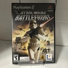Star Wars: Battlefront (Sony PlayStation 2, 2004) TESTED AND WORKING With Manual