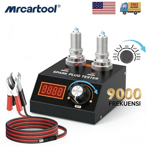 Spark Plug Gap Tool 12V  Automotive Engine Ignition Tester Analyzer 500-9000rpm