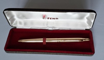Fend Kugelschreiber Truxalette Walzgold-Auflage 12 Karat Gold-Double