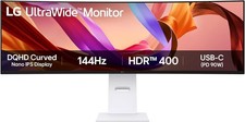 LG UltraWide Monitor 49U950A – 5K QHD Curved Nano IPS 49 Inch, 32:9, 144Hz, 5ms