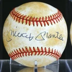 Mickey Mantle Signed American League Baseball HOF Auto BAS AE53643!!