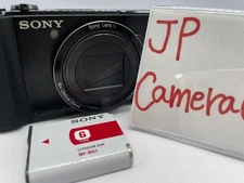 English OK  Excellent Sony Cyber-shot DSC-HX9V black Digital Camera 2393