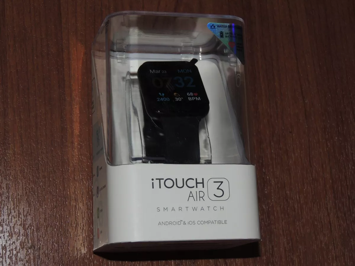 New iTouch Wearables Air 3 Smartwatch Black 500006B 4 42 G02