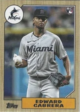 2022 Topps Archives #228 Edward Cabrera RC Miami Marlins