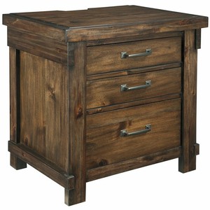 Ashley Furniture Lakeleigh 3 Drawer Nightstand With Usb Ports In Brown 24052395969 Ebay