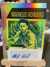 2020-21 Panini Flux Markus Howard Silver Prizm Auto