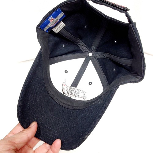 Cappello vintage REEBOK Tampa Bay Buccaneers uomo nero berretto regolabile squadra NFL - Foto 5 di 10