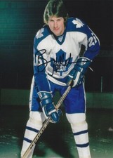Signed  8x10  BARRY MELROSE  Toronto Maple Leafs Autographed Photo -  COA