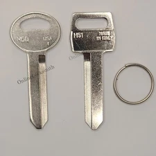 New Uncut Key Blanks Set H50 and H51 For Ford Lincoln Mercury Vehicles By Ilco