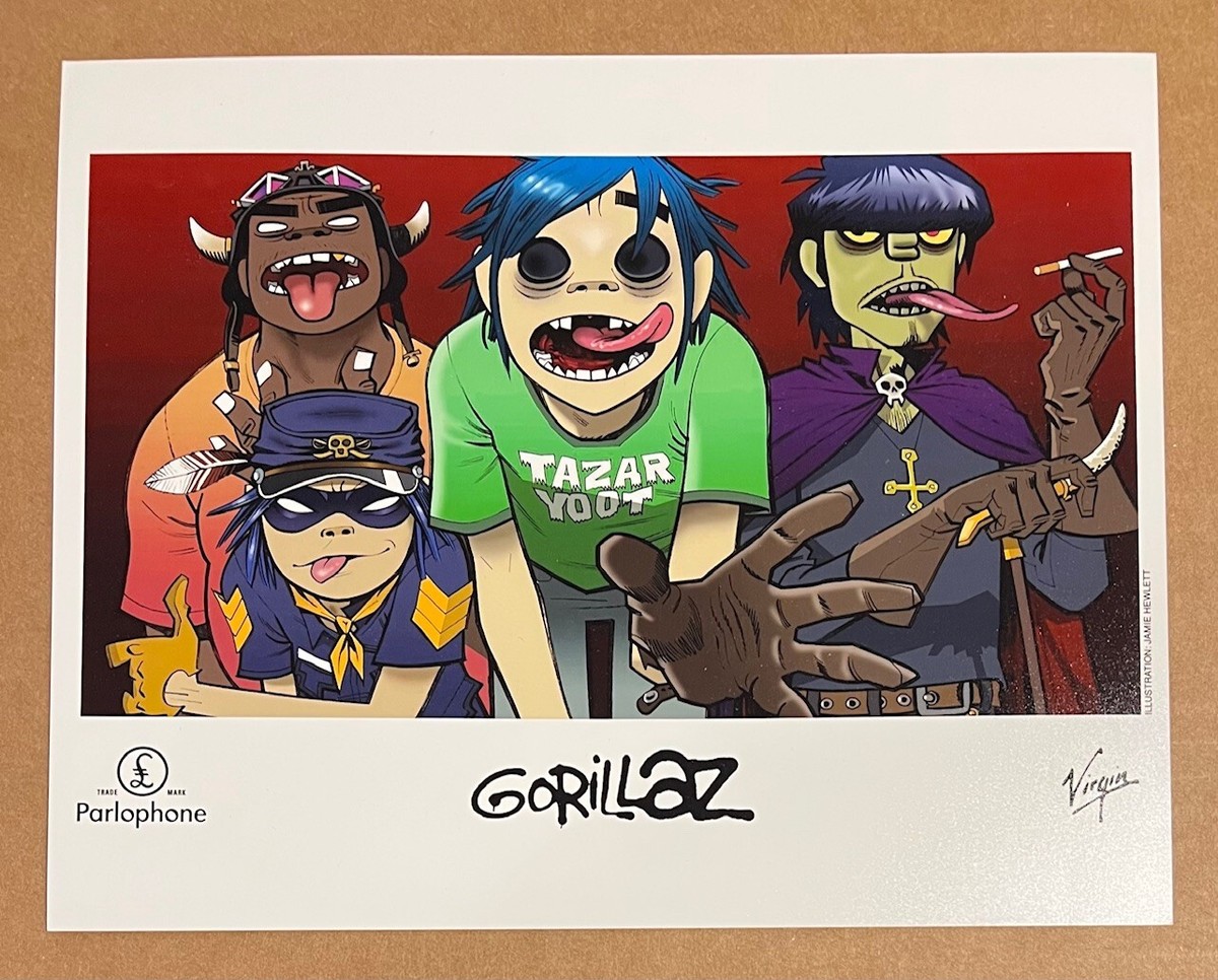 Gorillaz - ULTRA RARE 8x10 promo color publicity photo | eBay