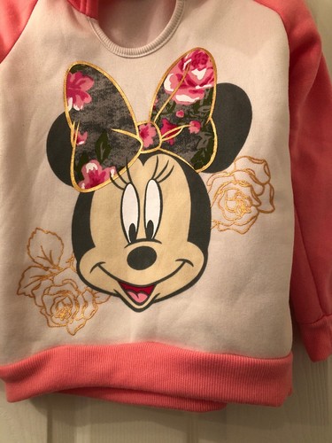 Disney Junior Toddler Girls Size 6 Minnie Mouse Long Sleeve Sweater - Picture 2 of 5