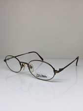 New Vintage Jean Paul Gaultier JPG 55-3172 Eyeglasses Antique Gold Japan 48-19mm