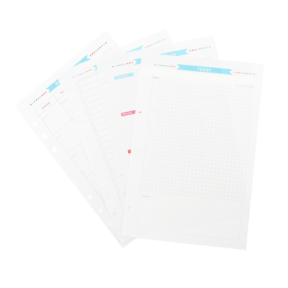 6Hole A5 Binder Colorful Loose Leaf Paper Loose Leaf Notebook Paper eBay