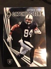 ANTONIO BROWN 2019 Panini Phoenix Catching Fire #10 RAIDERS