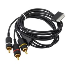 3RCA Composite AV Cable Audio Video TV Out Adapter Cord For Samsung Galaxy Ta...
