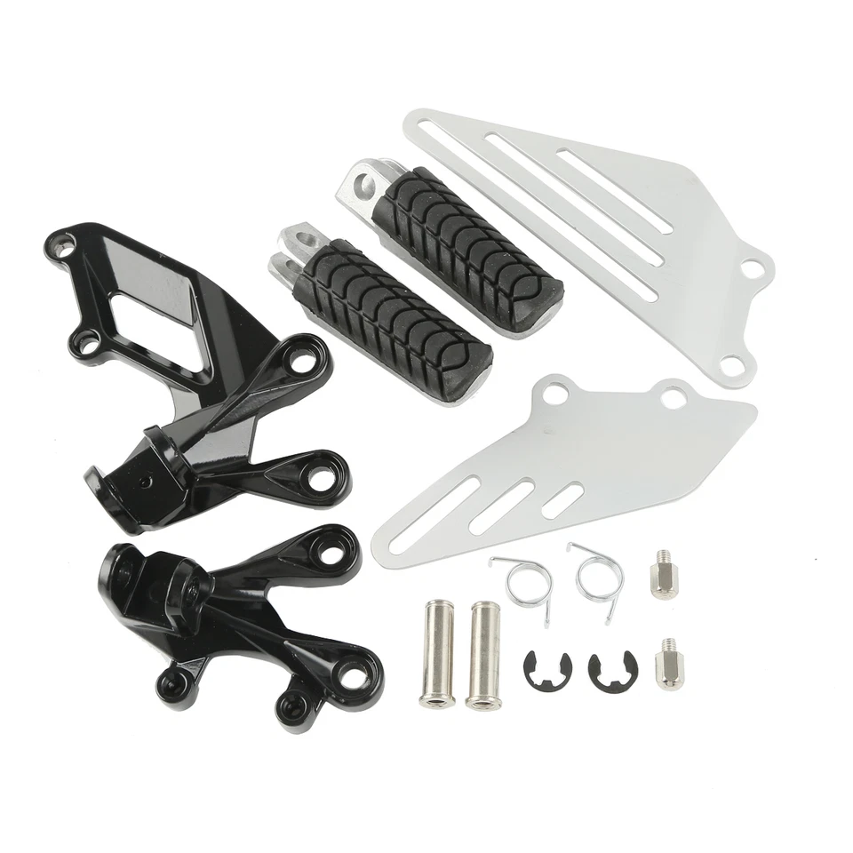 Soporte reposapiés delantero apto para Kawasaki Ninja ZX14R ZZR1400 06-23 negro Foto 3 de 4