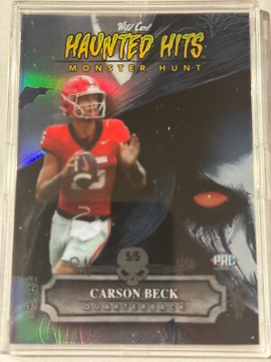   Carson Beck 2024 Haunted Hits Witch PRC 5/5   Arizona Cardinals  