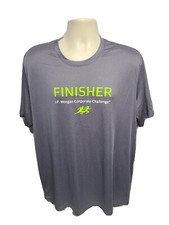 2014 JP Morgan Corporate Challenger Finisher Adult Gray XL Jersey