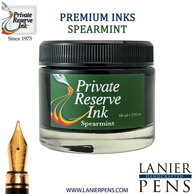 Private Reserve Ink, 60ML Ink Bottle   Spearmint