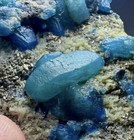297 Gr Extraordinary Afghanite Pyrite & Lazurite Crystal Cluster Matrix Gemstone — photo 4