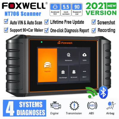 Foxwell Automotive Scanner OBD2 Diagnostic Tool ABS SRS Engine AT Code Reader US