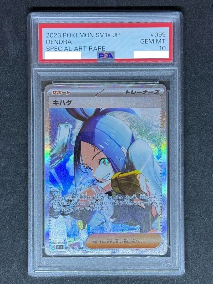 PSA10 DENDRA SAR 099/073 Pokemon Card Triplet Beat New PSA10 DENDRA SAR 099/073 Pokemon Card Triplet Beat New