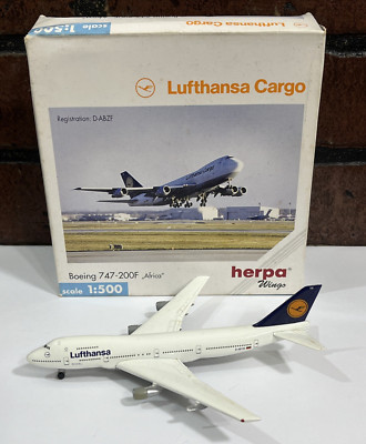 Herpa Avion Airlines 1/500 - Boeing 747 200F Africa Lufthansa Cargo