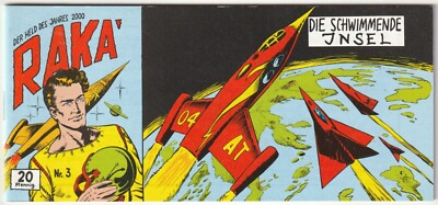   RAKA #3 Die schwimmende Insel, Hethke PICCOLO-COMIC TOP Z0-1 NEUW.