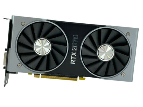 NVIDIA GeForce RTX 4060 TI Founder's Edition Graphics Card - Titanium and  black 