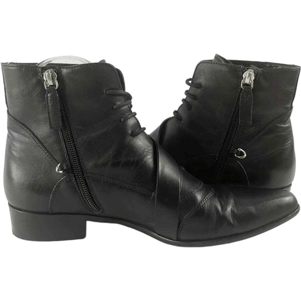 Botas de moto Tabitha Simmons negras al tobillo Byron talla 37,5 (7/7,5) Foto 3 de 4
