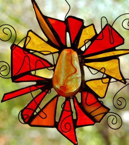 BOMBILLA DE AJO Cocina Jardín Vitral Atrapas el Sol Hecho a Mano QLD, Australia - Imagen 20 de 24