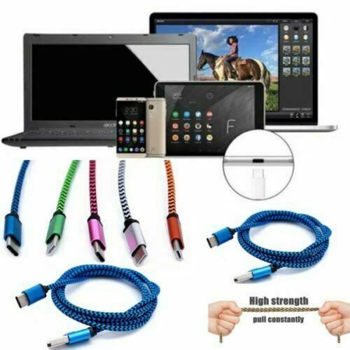 USB C Type C Data Cable Fast Charge For Samsung S21 S20 A13 S9 A50 Note A22 A230 - Picture 5 of 12