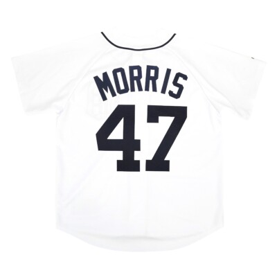 Jack Morris Majestic Detroit Tigers Home White Jersey Men's (S-3XL)
