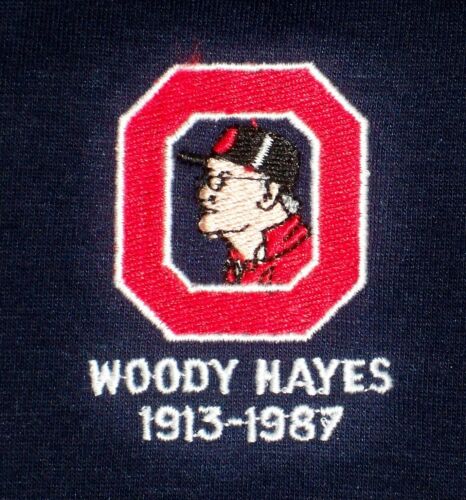 NWOT Men's PICKERING Polo 2XL NAVY BLUE w/WOODY HAYES OSU Logo ~ Cot/Poly USA - Picture 1 of 4