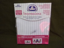 DMC Impressions Printed Needlework Fabric 14"x18" 14 Count Stripes