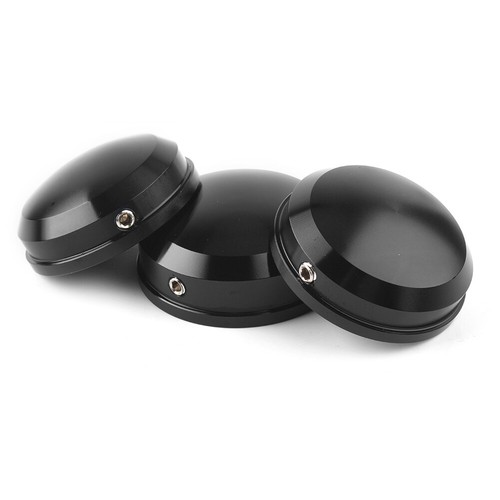 Gloss Black Upper Fork Stem Nut Cover For Harley 8813 Sportster