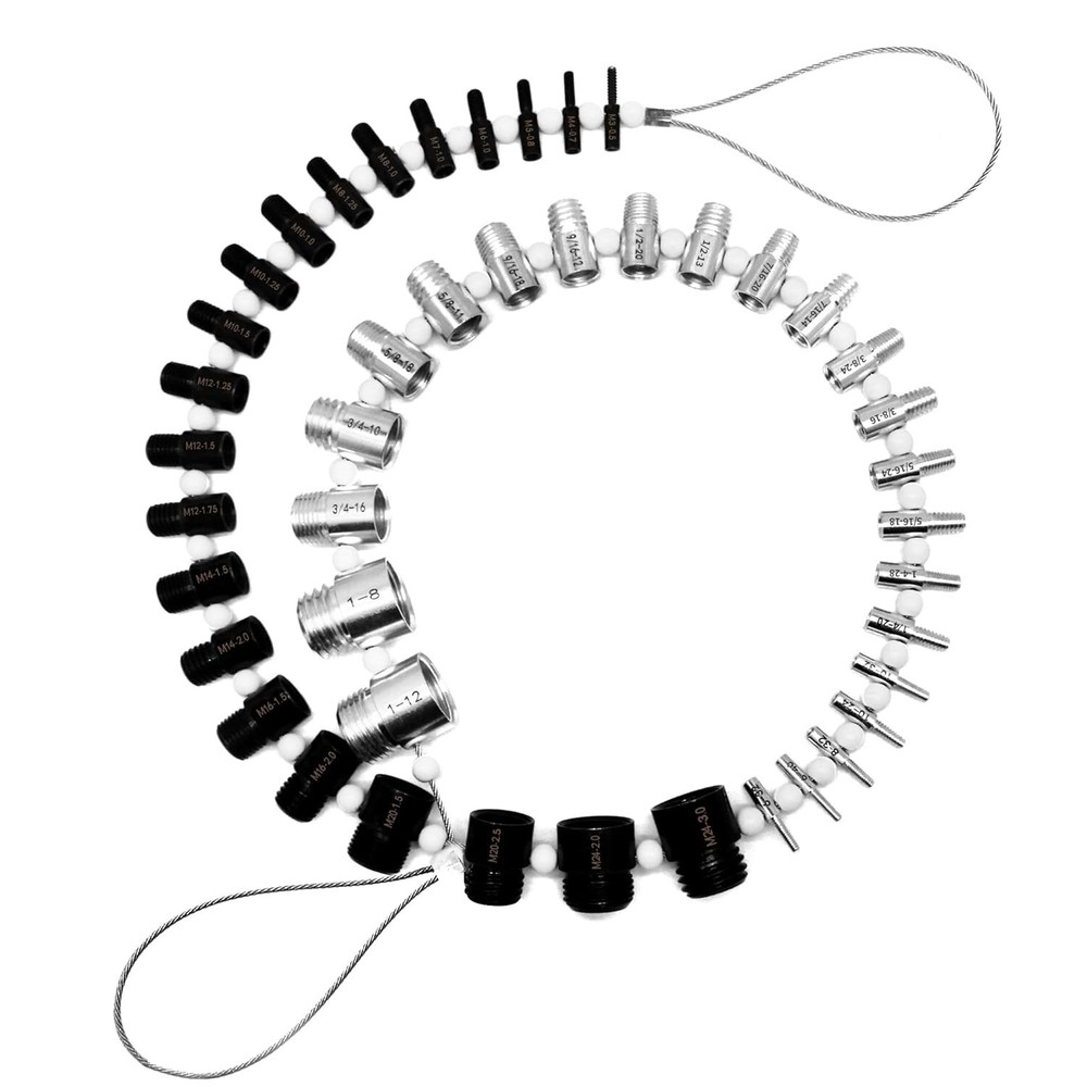 Xxzhiho Thread Checker Nut & Bolt -44 Bundle Thread Checker Nut and Bolt Checker