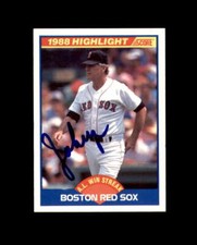 Joe Morgan Signed 1989 Score Boston Red Sox Autograph