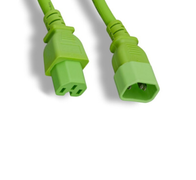 10Ft GRN Power Cord for HP HPE FlexNetwork 5520HI Switch Jumper Cord to PDU UPS